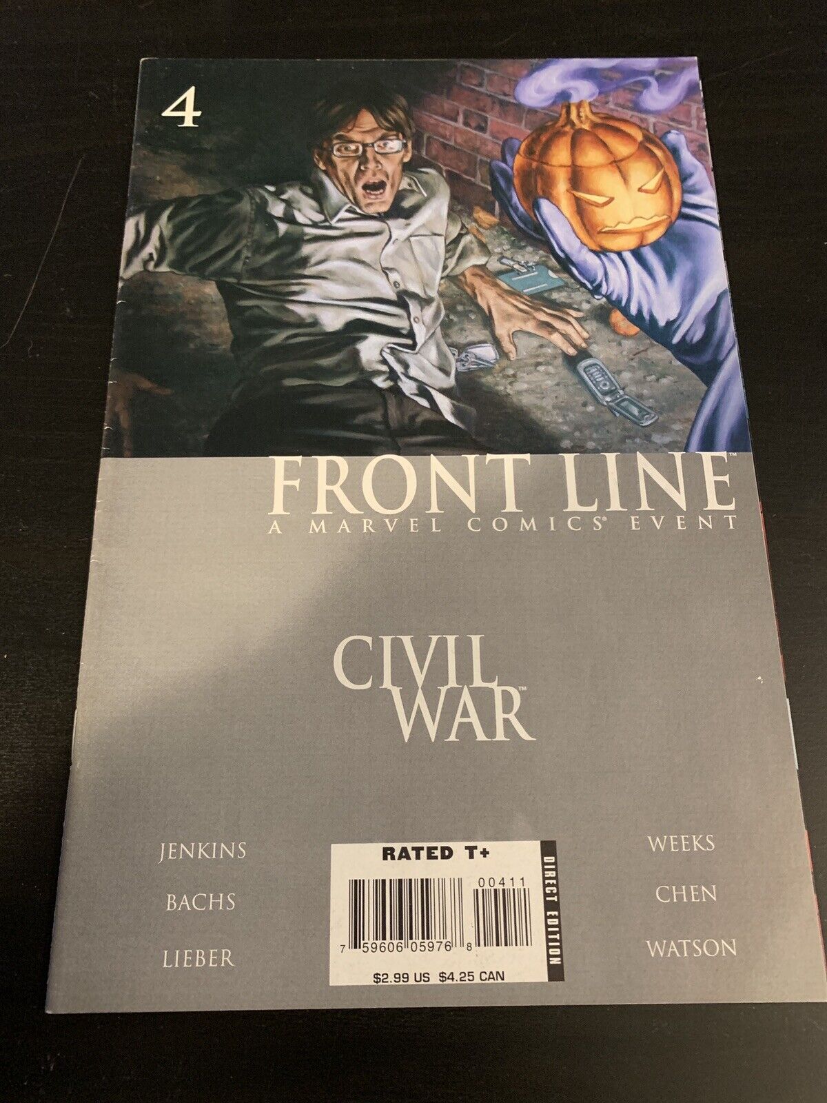 Marvel 2006 - Civil War Front Line #4 - Jenkins - July 26, 2006