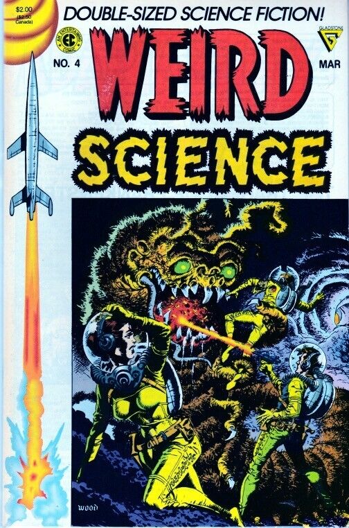 WEIRD SCIENCE #4 reprint by GLADSTONE PUBLICATIONS (1991) V.G. CONDITION