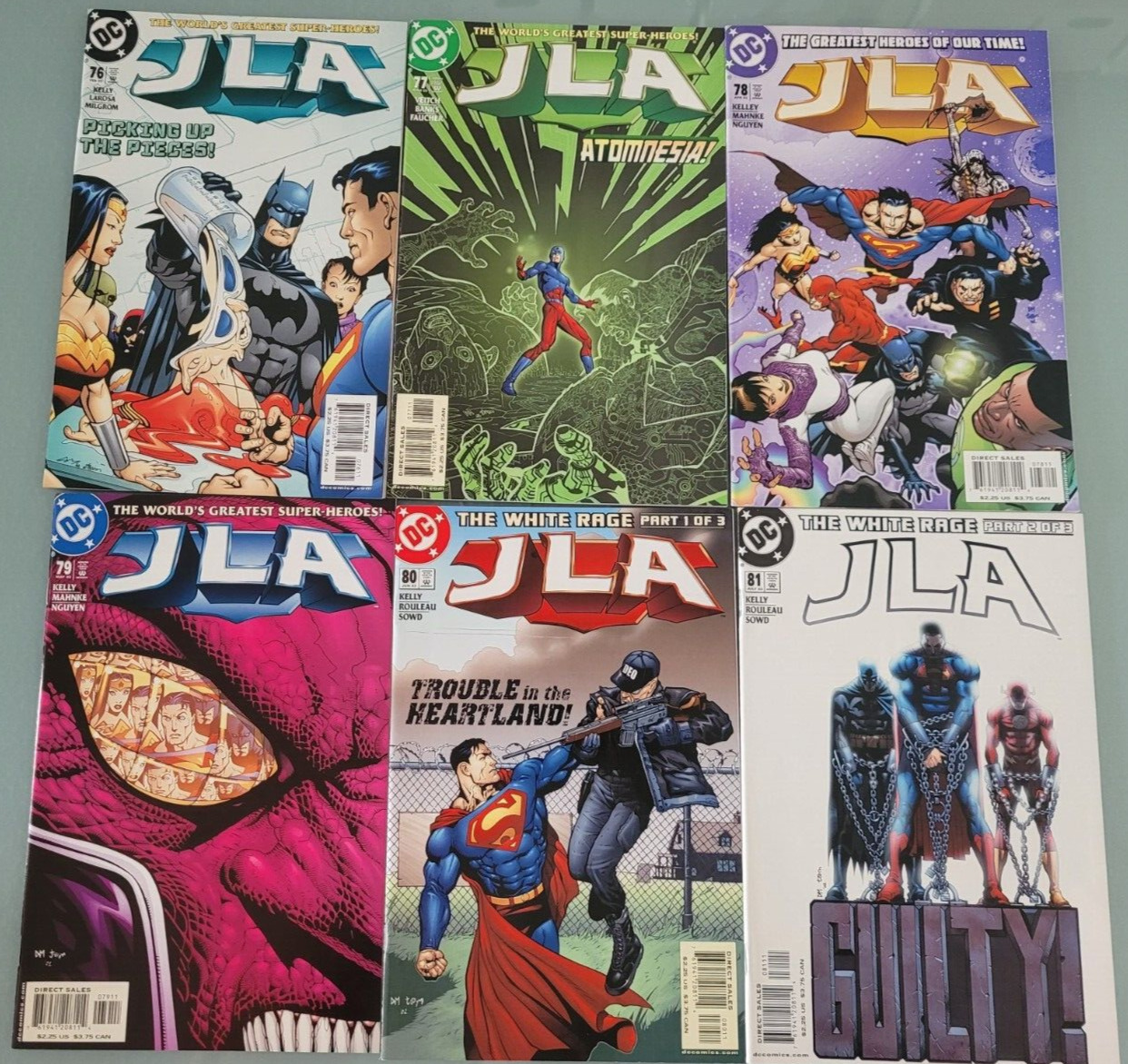 JLA #76-10 (2003) DC COMICS JUSTICE LEAGUE AMERICA FULL RUN 25 STRAIGHT ISSUES