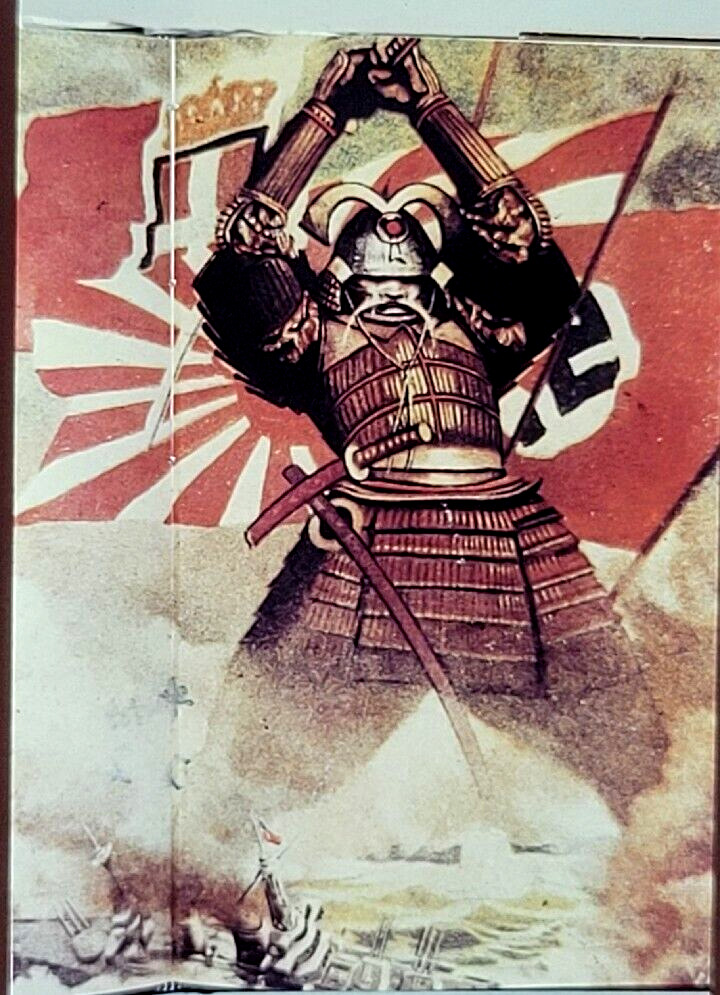 WWII Japanese War Poster Depicting Defeating Allies Axis Power Flags 35mm Photo