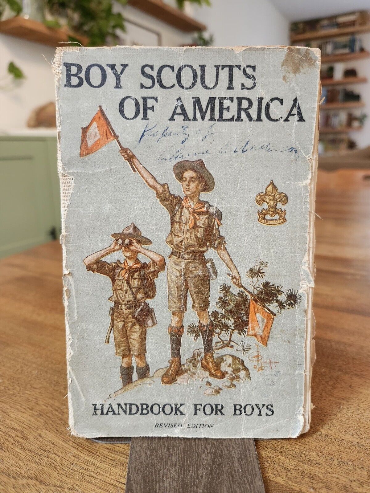 1915 Boy Scouts of America The Official Handbook for Boys Vintage Paperback