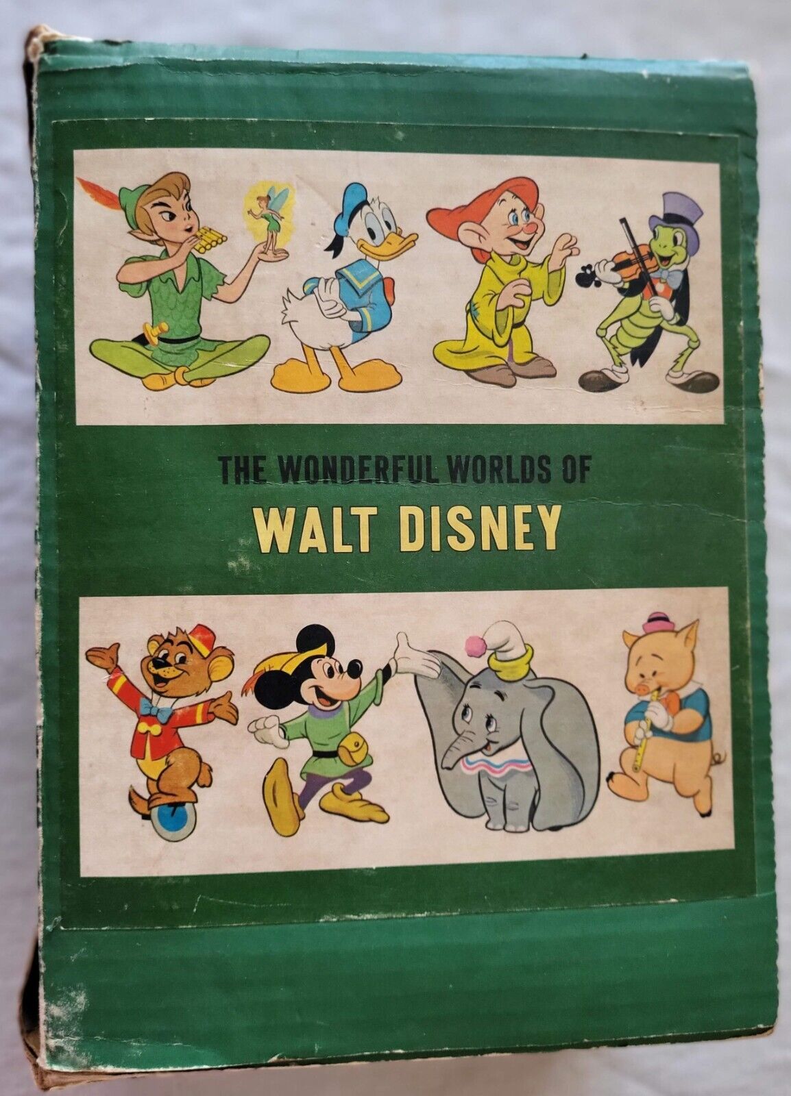 The Wonderful World Of Walt Disney Books ~ Vintage 1960\'s Golden Press 4 Box Set