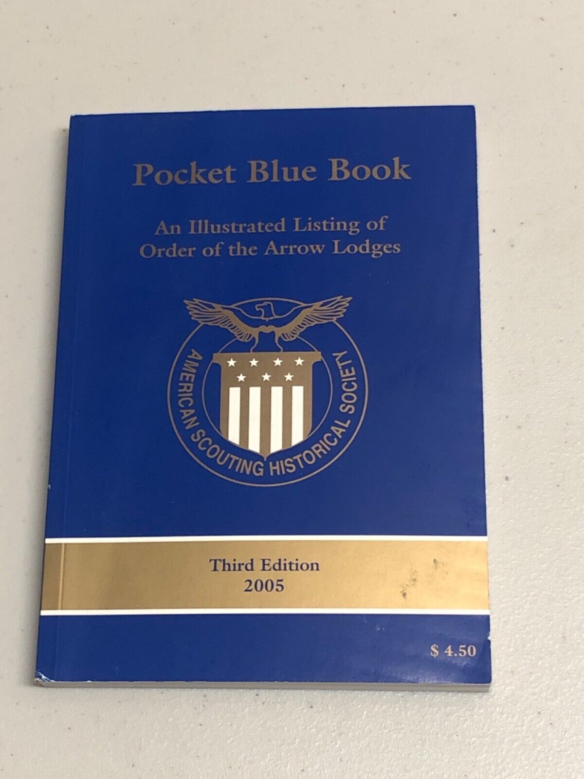 2005 Boy Scout Pocket Blue Illustrated Listing Order Arrow Lodges 3rd Edition