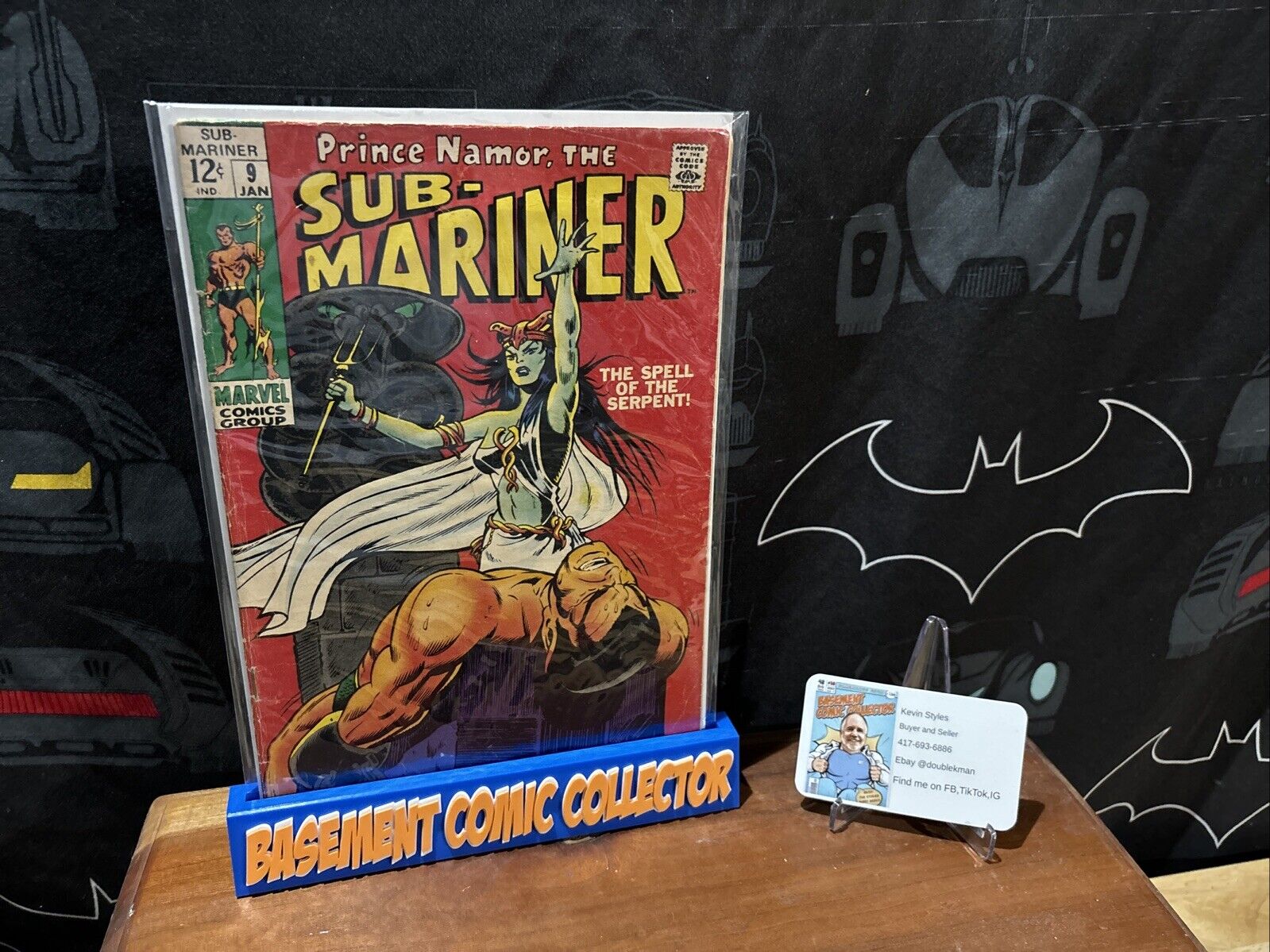 Sub-Mariner #9 1968 - 1st appearance of Naga; 1st appearance of Serpent Crown