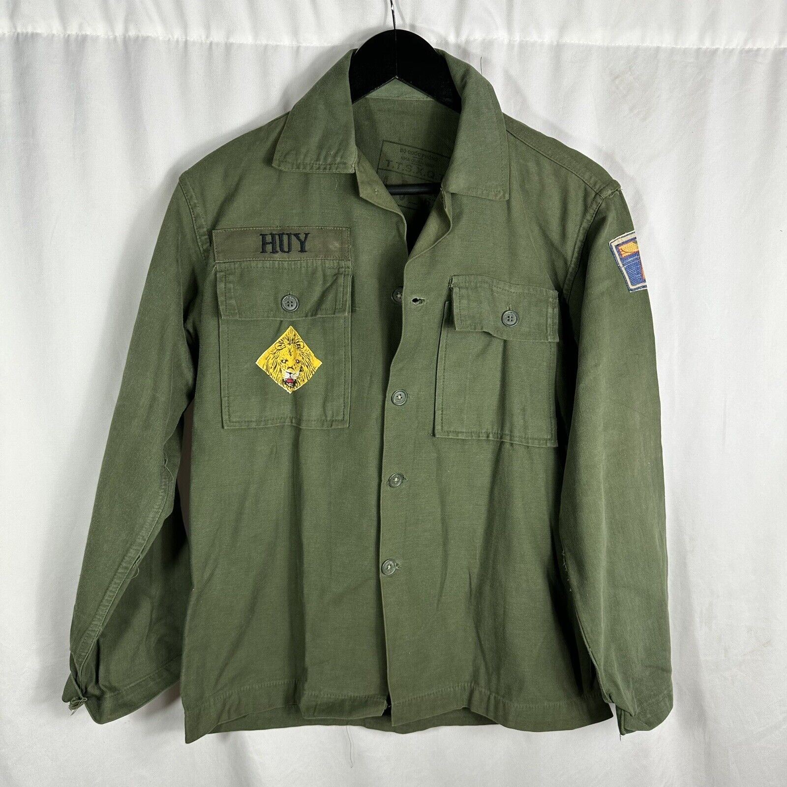ARVN South Vietnamese 7th Infantry Div Jacket Patched Named Original