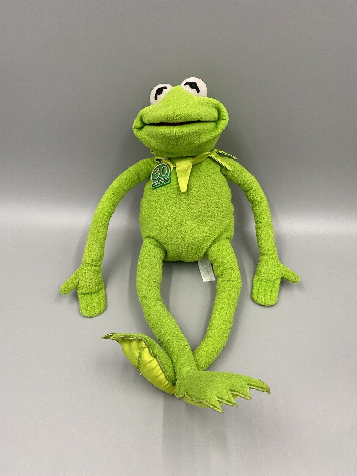 Vintage 1999 Jim Henson Magic Talking Kermit The Frog 30th Anniversary WORKS