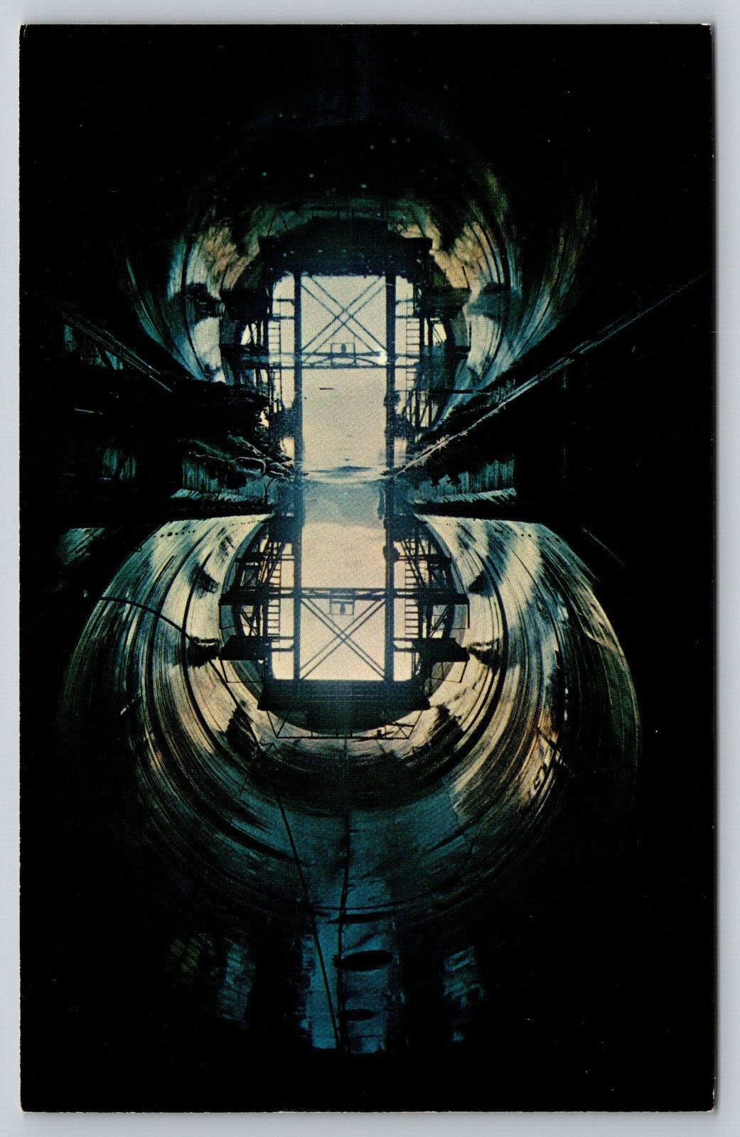 Oroville California Dam Diversion Tunnel Under Construction Postcard