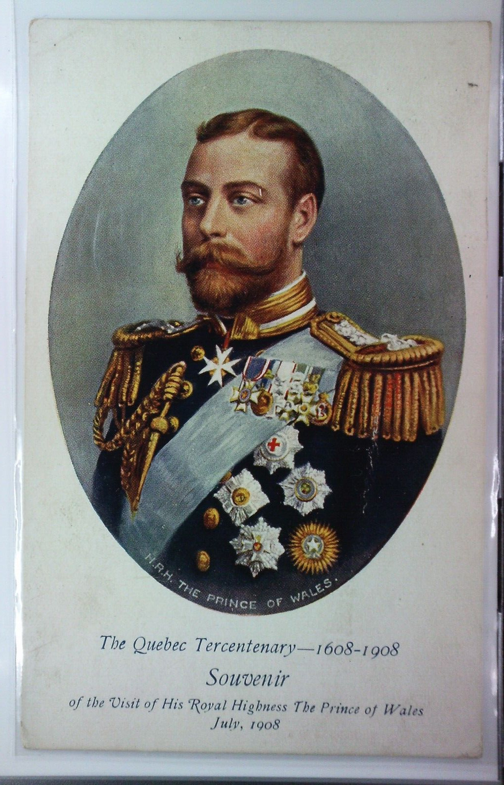 1908 Postcard Quebec Tercentenary Souvenir Visit of Prince of Wales 