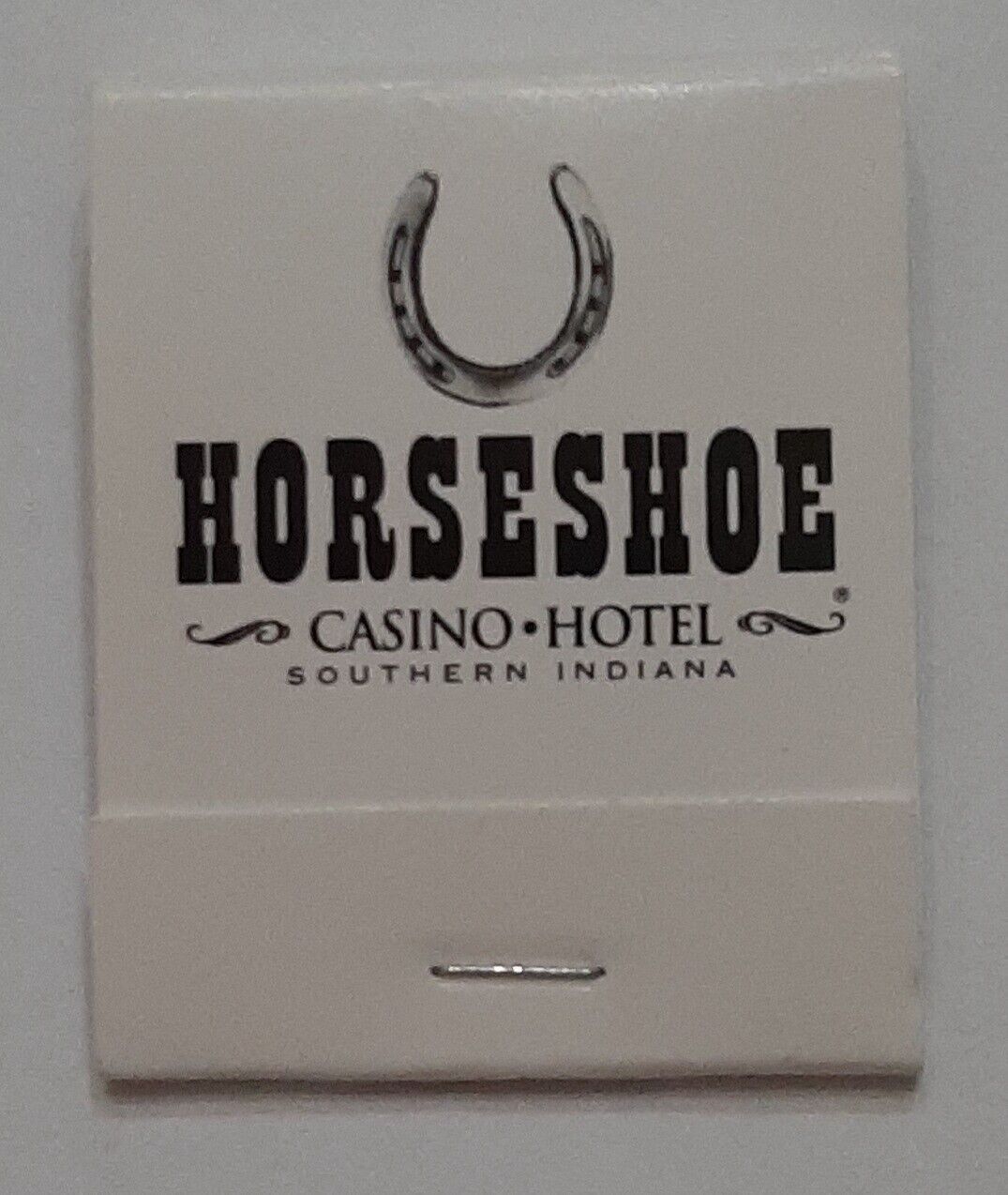 Vintage Horseshoe Casino Matchbook ~ Southern Indiana ~ Unstruck
