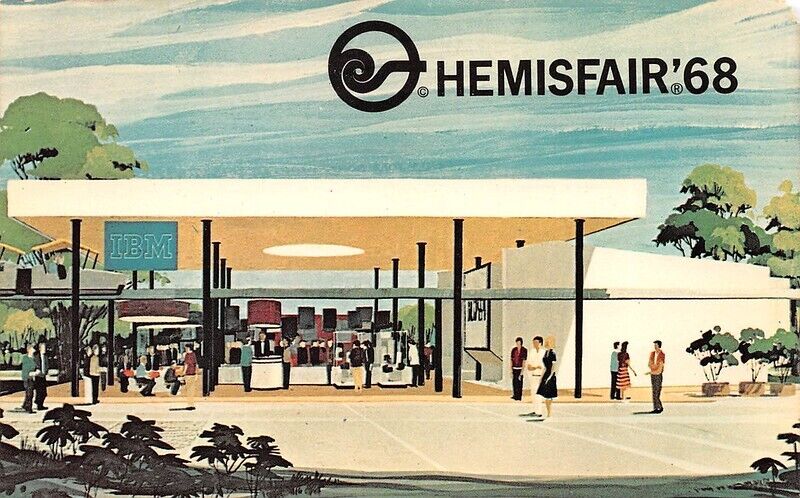 IBM Lakeside Pavilion Hemisfair\'68 San Antonio Texas