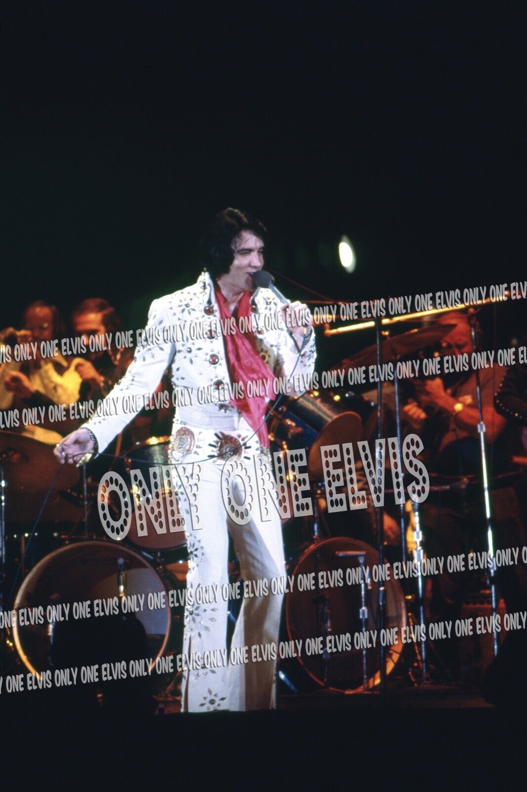 1972 Singing Superstar ELVIS PRESLEY (PHOTO) \