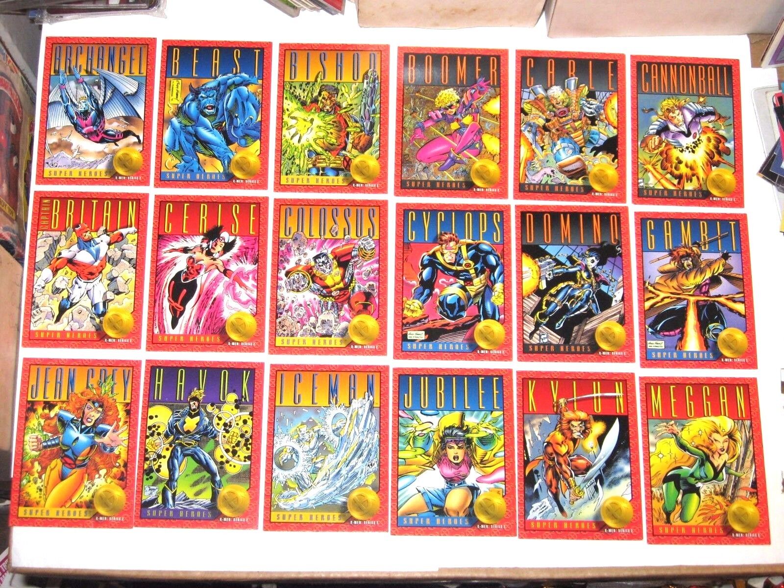 1993 Skybox Marvel X-Men Series II Complete 100 Card Base Set Wolverine DEADPOOL