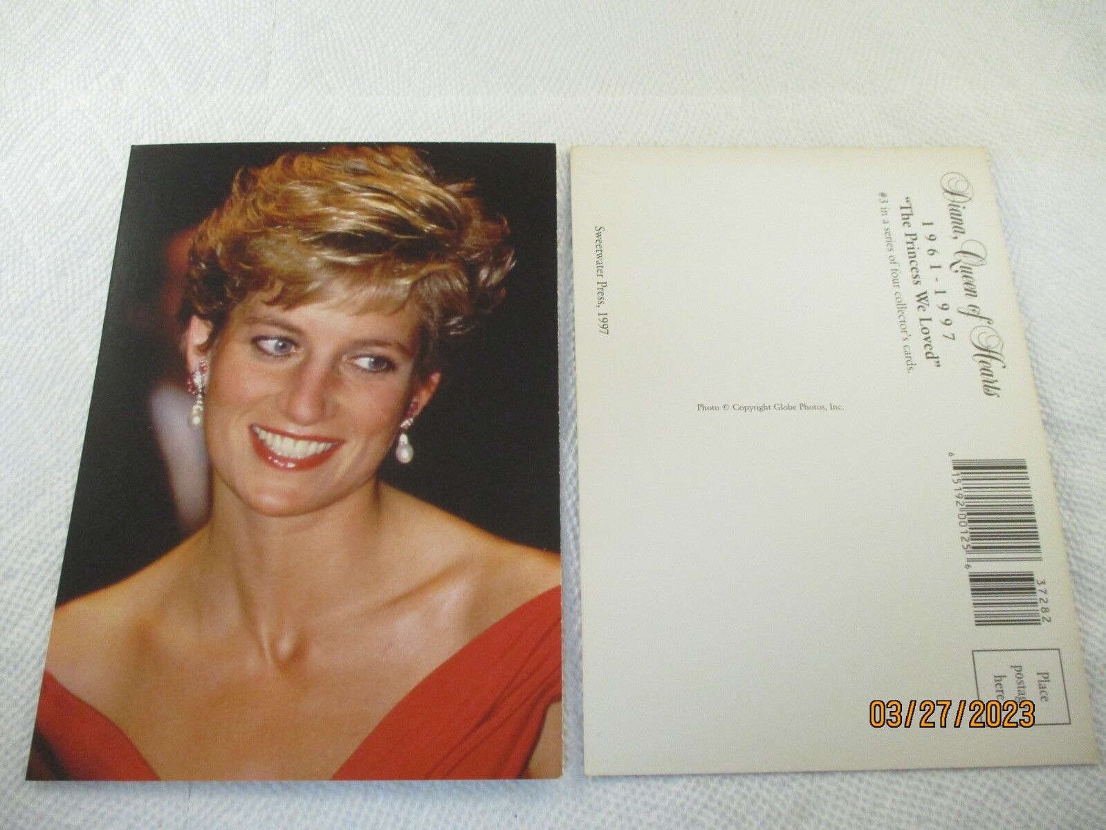 Vintage Princess Diana - Queen Of Hearts #3 1997 Unused 5\