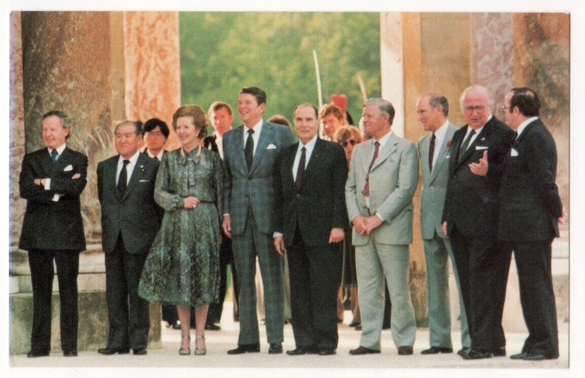 Ronald Reagan 40th U. S. President, Versailles Summit 1982, World Leaders