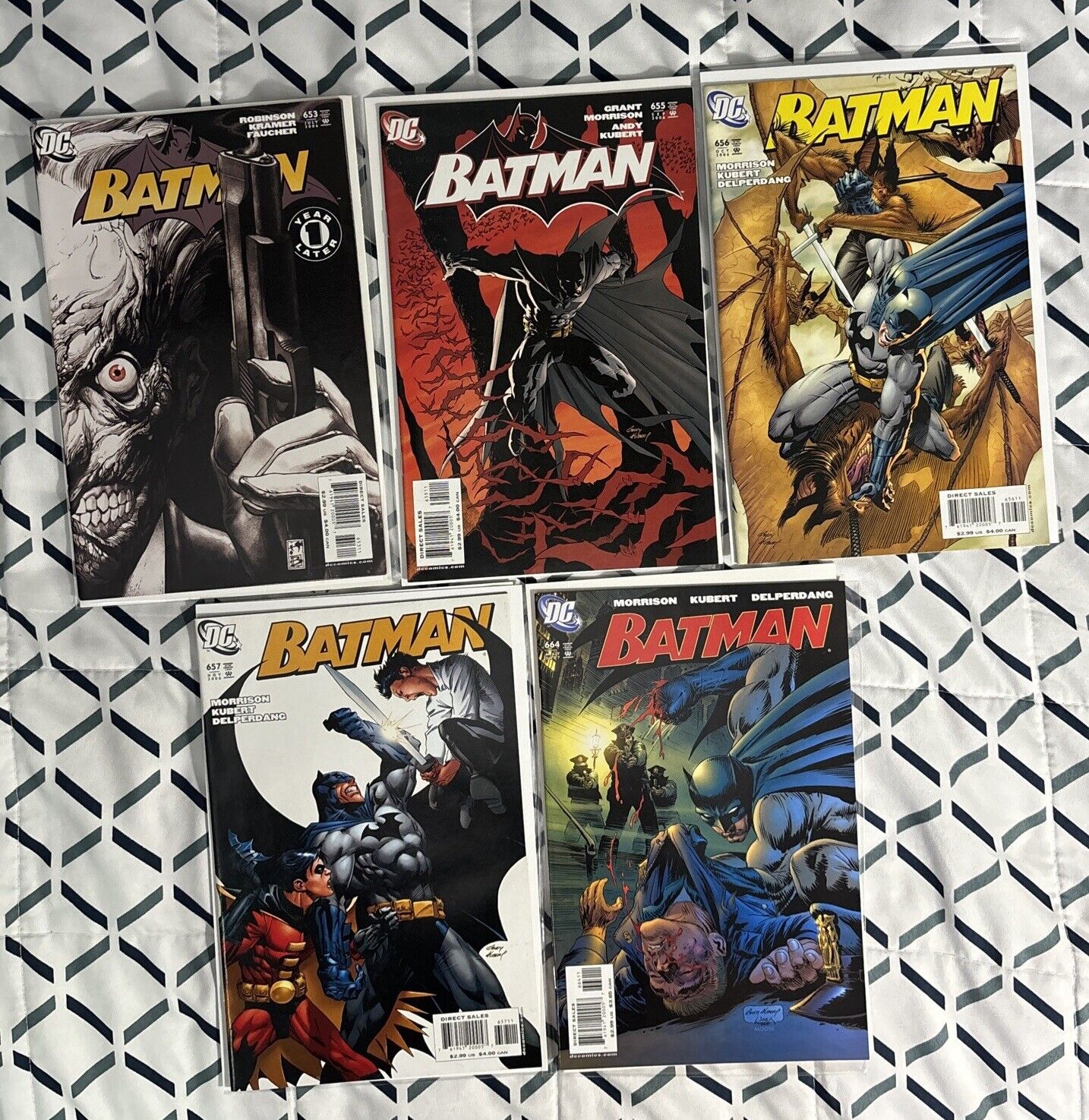 DC Comics BATMAN #653/655/656/657/664 First Full Damian Wayne 1st Cover App.