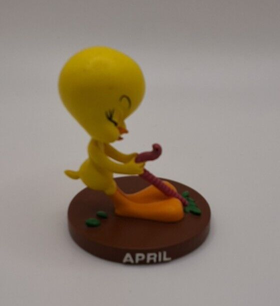 Danbury Mint Goebel Tweety Bird Calendar Figurine April