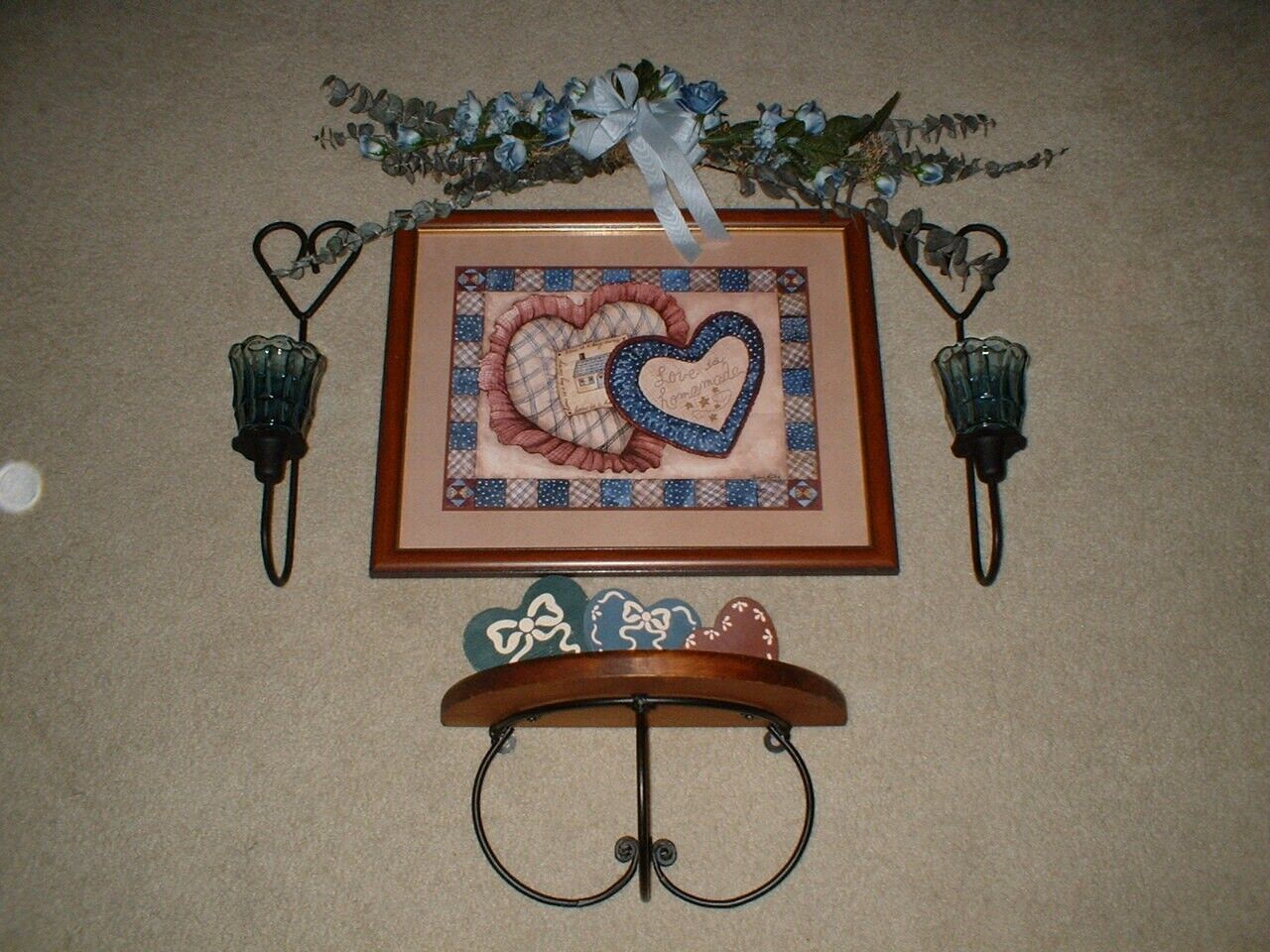 Retired 10-pc HOME INTERIORS Picture Grouping  - LOVE IS HOMEMADE