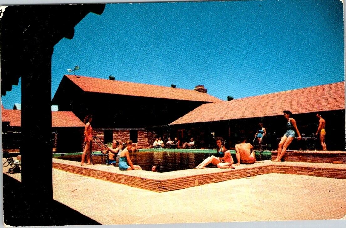 Vintage Postcard- OX BOW LODGE Payson, Arizona unposted