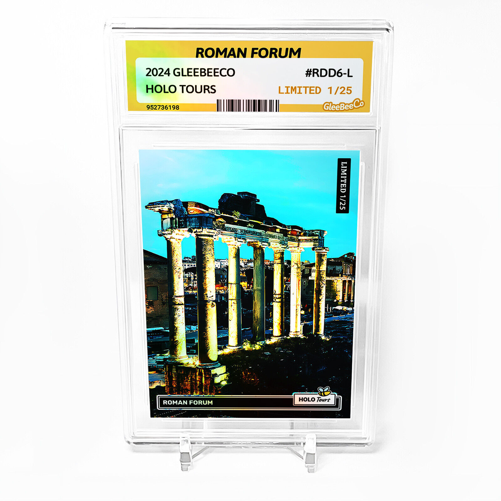 ROMAN FORUM Photo Card 2024 GleeBeeCo Holo Tours Slabbed #RDD6-L Only /25