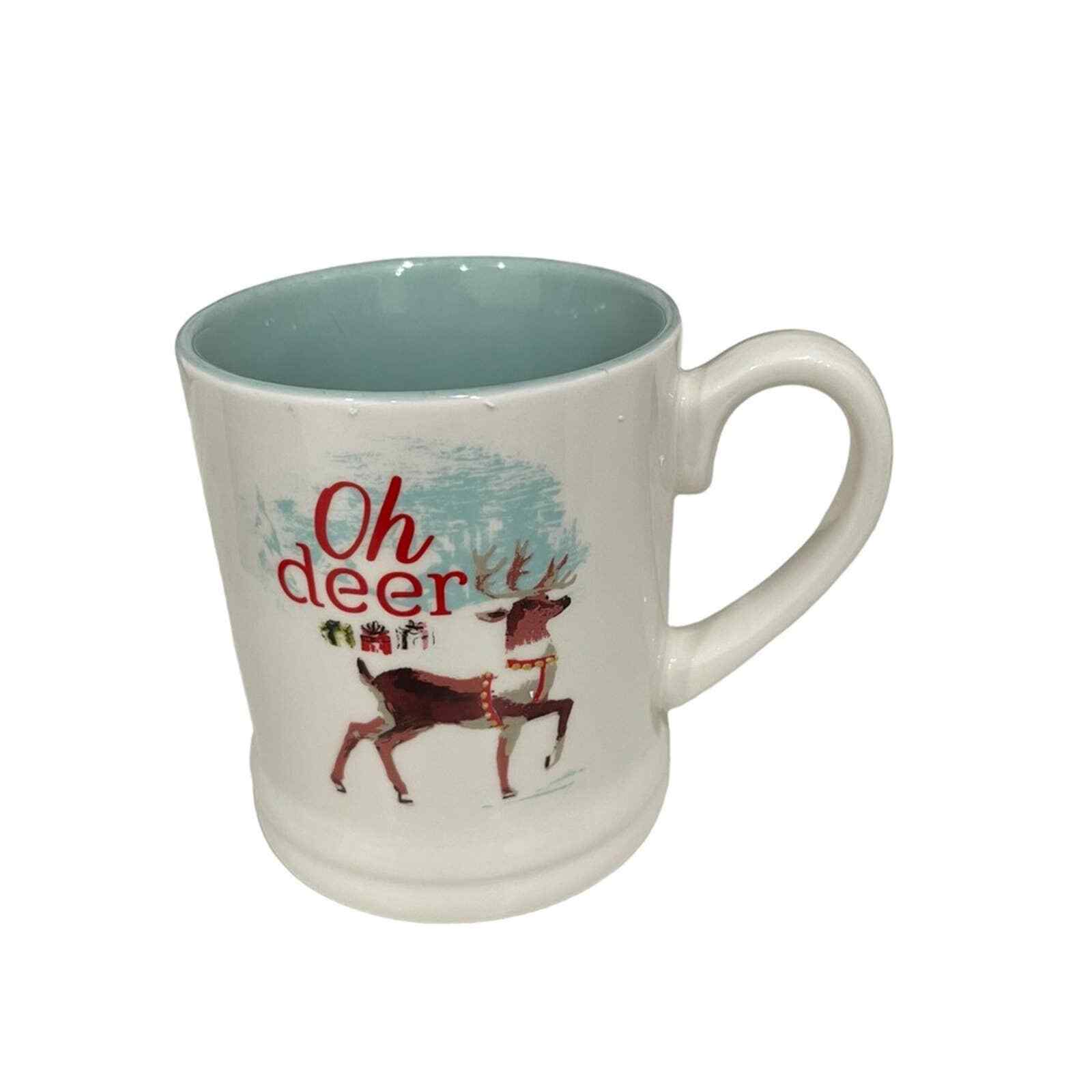 Threshold oh deer coffee mug, large