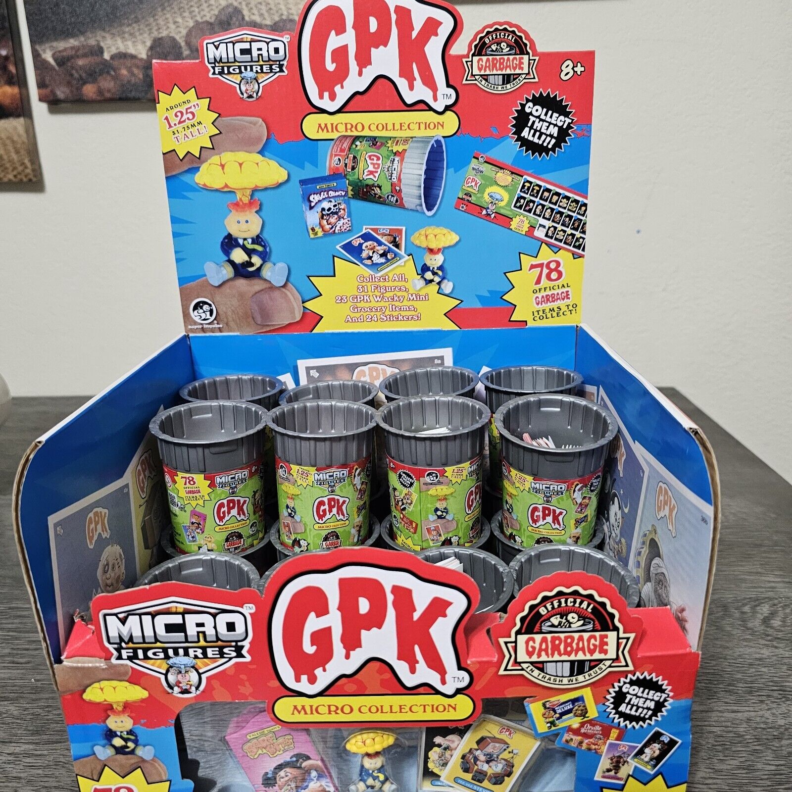 Garbage Pail Kids GPK Micro Figures W/box Huge Lot