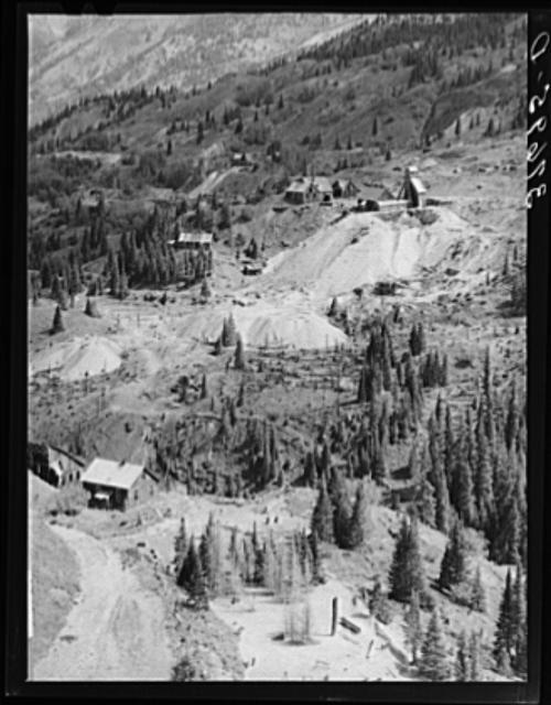Abandoned Gold Mines,San Juan County,Colorado,CO,Farm Security Admin,FSA