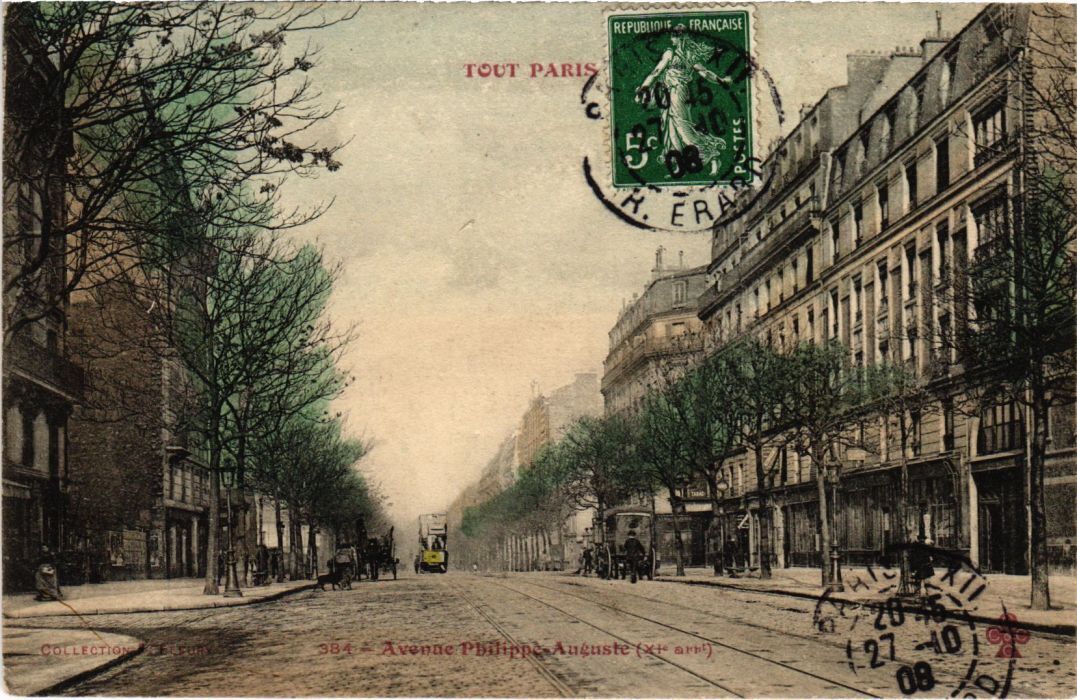 CPA TOUT PARIS 334 11th Avenue Philippe-Auguste (1270368)