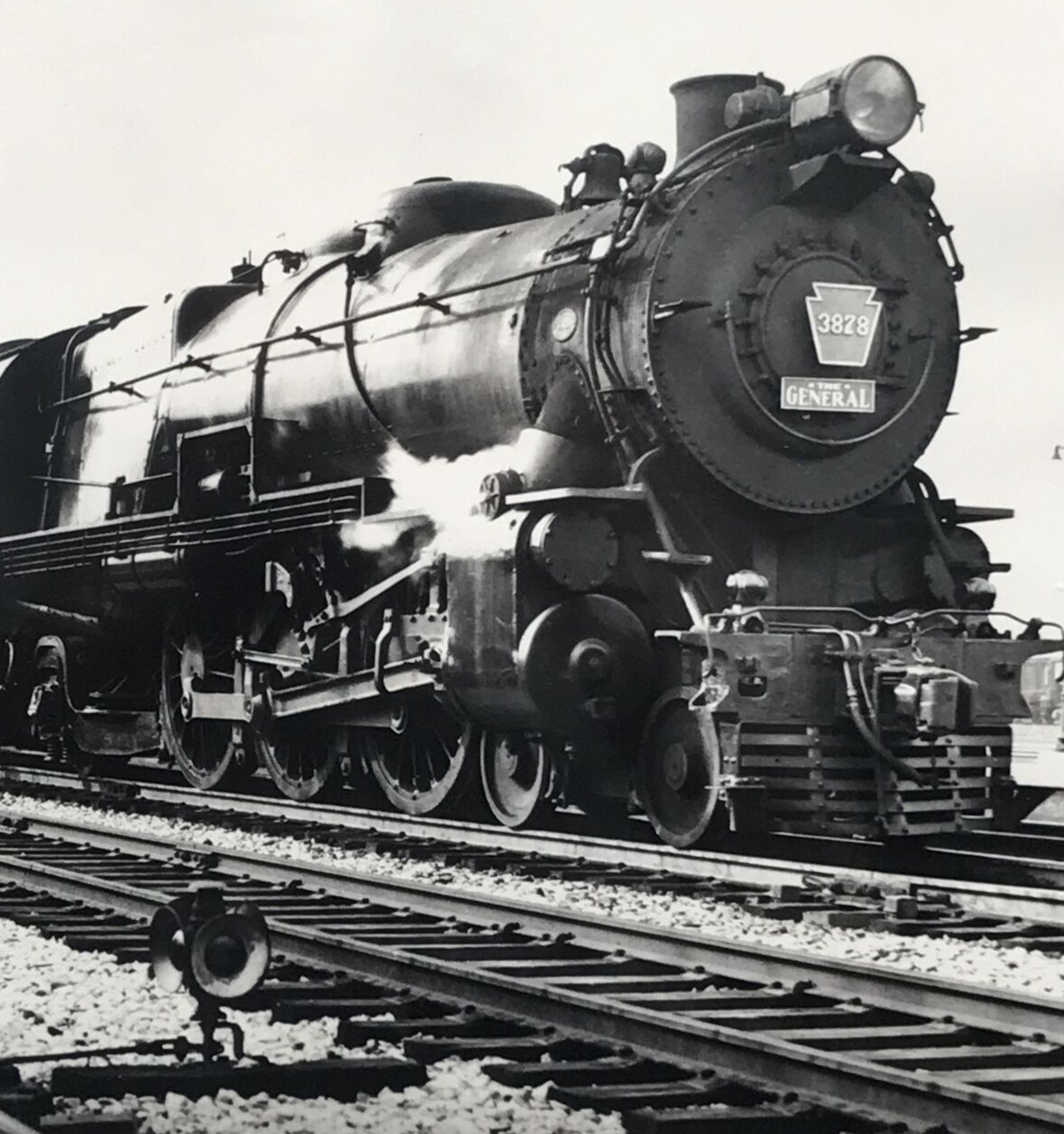 Pennsylvania Railroad PRR #3878 The General 4-6-2 Locomotive Train 8x10 Photo