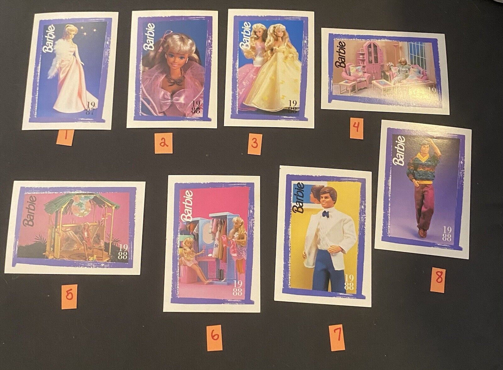1987-1989 Vintage Barbie Trading Cards