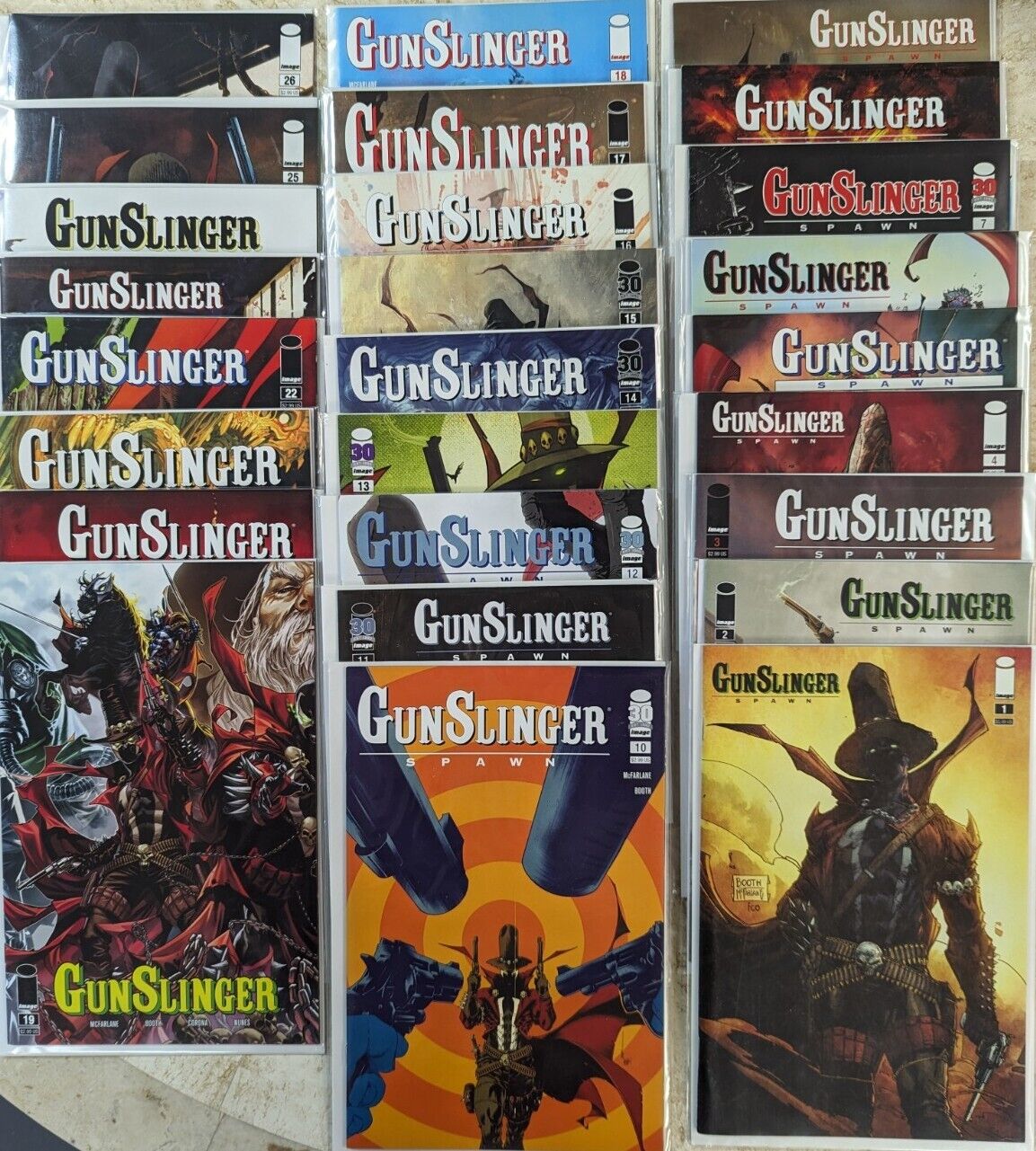 Lot of 26 Comic Books - Gunslinger Spawn 1-26 - Image Comics