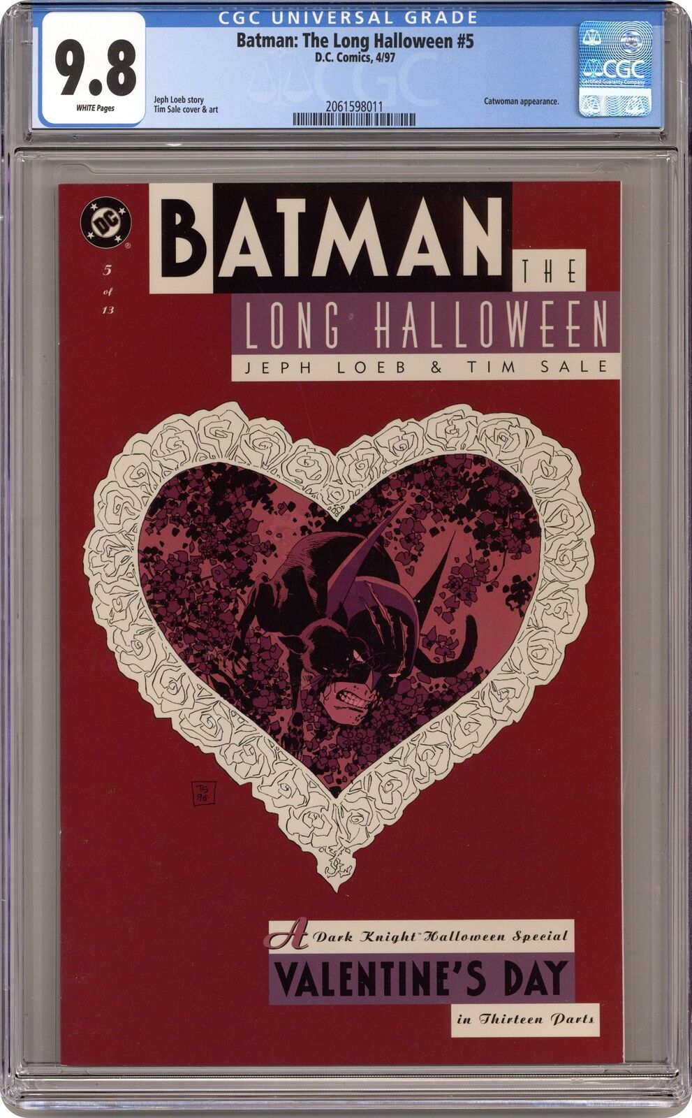 Batman The Long Halloween #5 CGC 9.8 1997 2061598011
