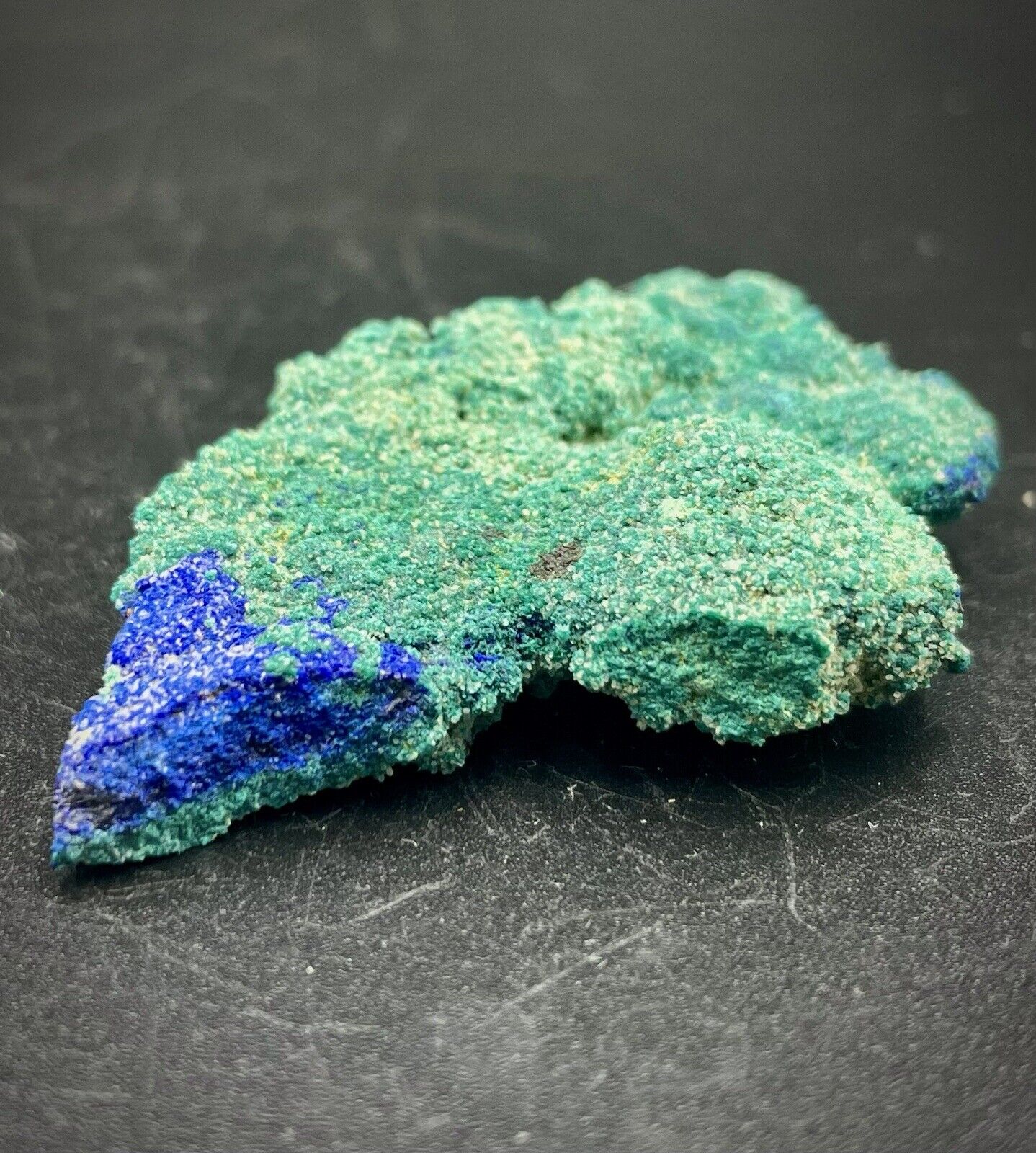 Azurite Malachite Mixed Minerals Botryoidal Druzy Blue Crystal Mines USA  Rock