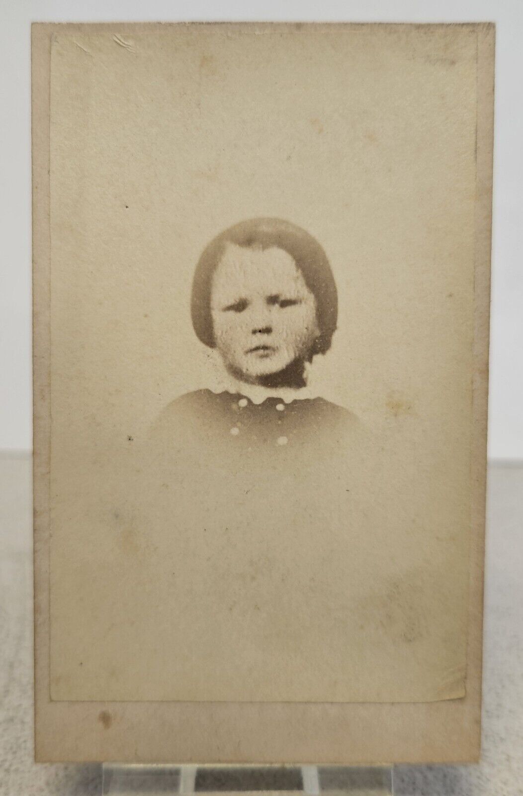 Antique CDV Photo PORTRAIT OF YOUNG GIRL Vintage Picture Photograph
