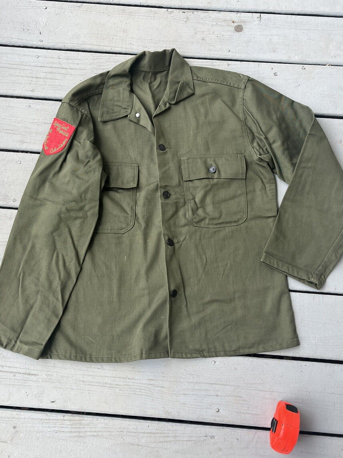 SPECIAL FORCES TECHNICAL ADVISOR WWII Vietnam Uniform Shirt 13 Star Blouse Patch