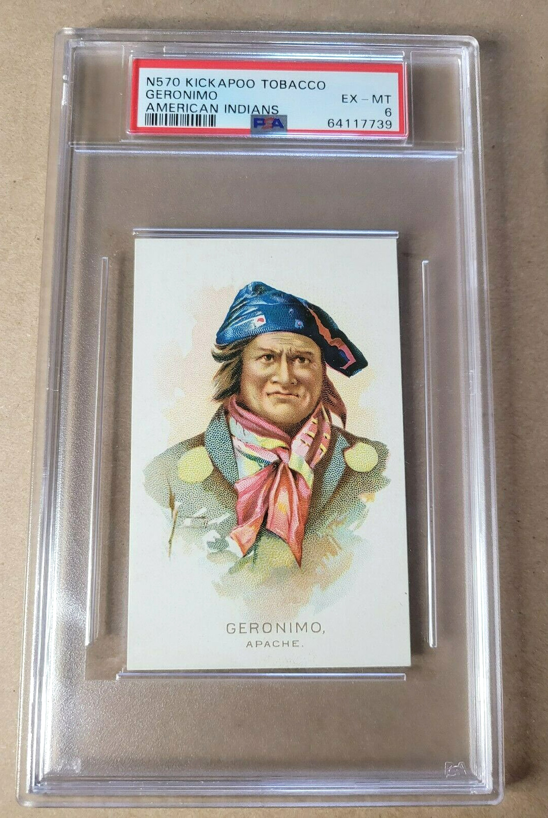 N570 Kickapoo Monarch American Indian Geronimo Psa 6 pop 3 Highest graded  