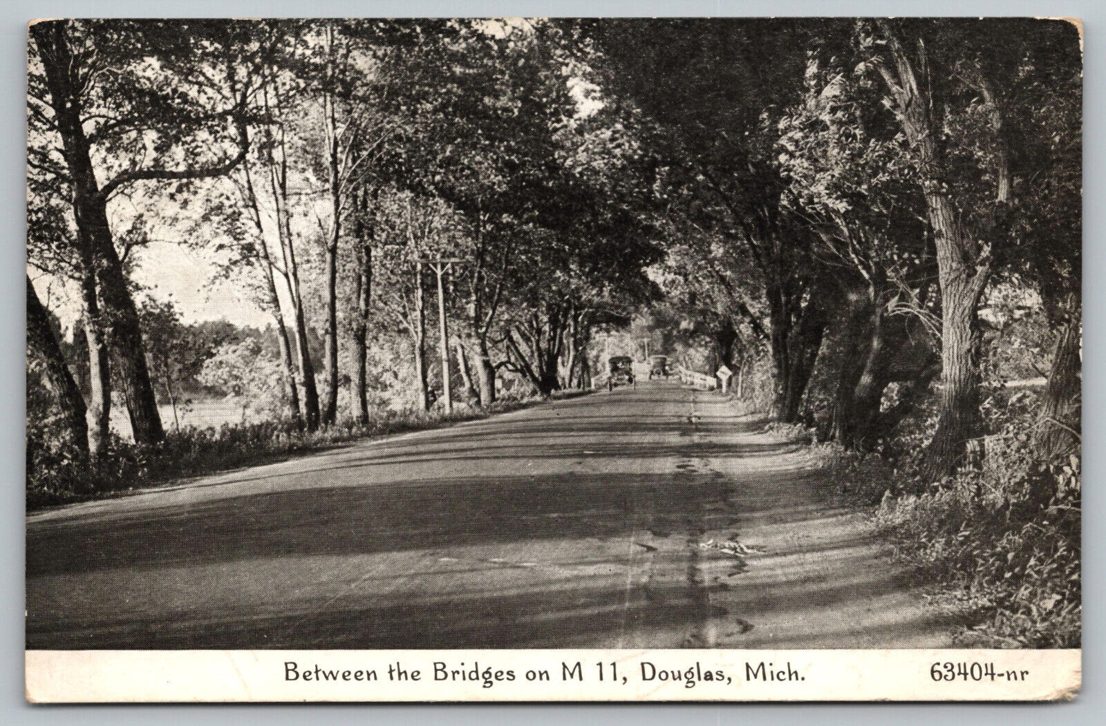 Douglas Mi Michigan - Between the Bridges on M11 - Postcard - circa 1927