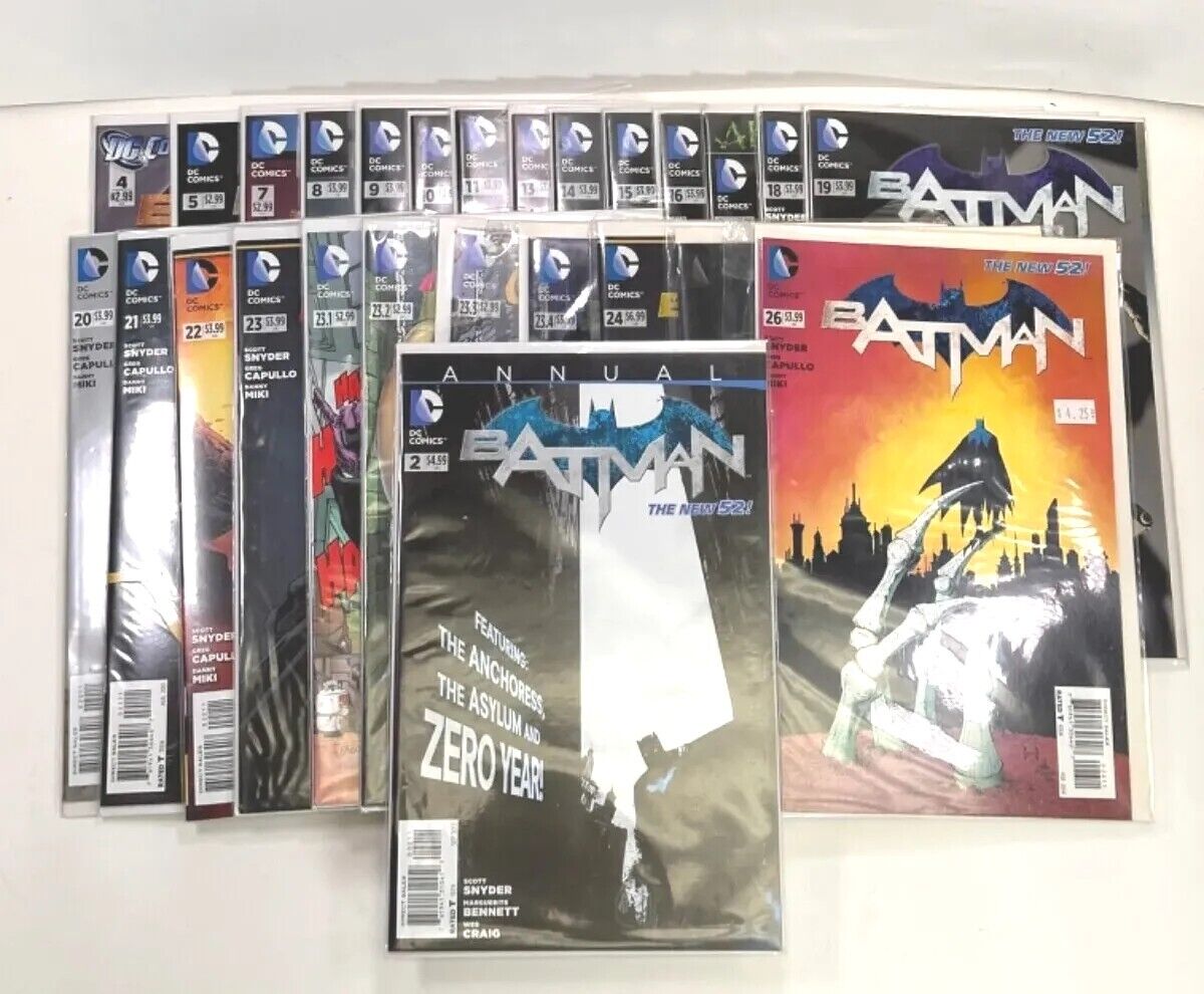Batman Comics Lot (31 Comics) The New 52 DC Comics 2011-2015 NM Avg