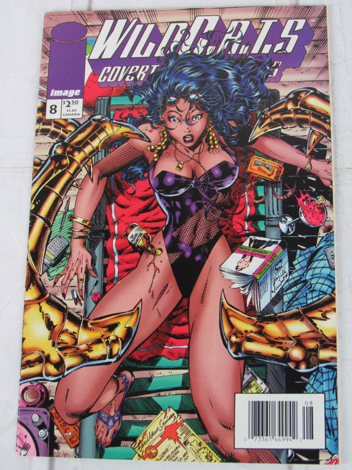 WildC.A.T.s #8 Feb. 1994 Image Comics Newsstand Edition
