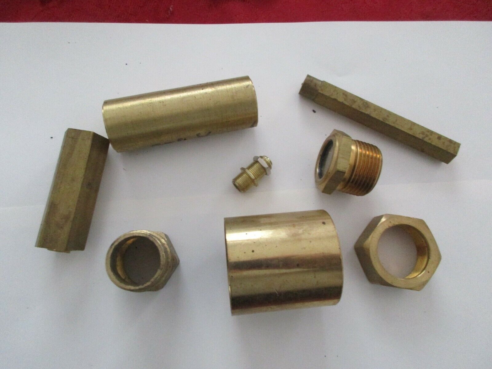 Lot of Mixed Yellow Brass Parts