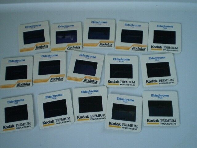 Vintage 1960s 35mm Slide View of Commercial & Military Planes lot of 15