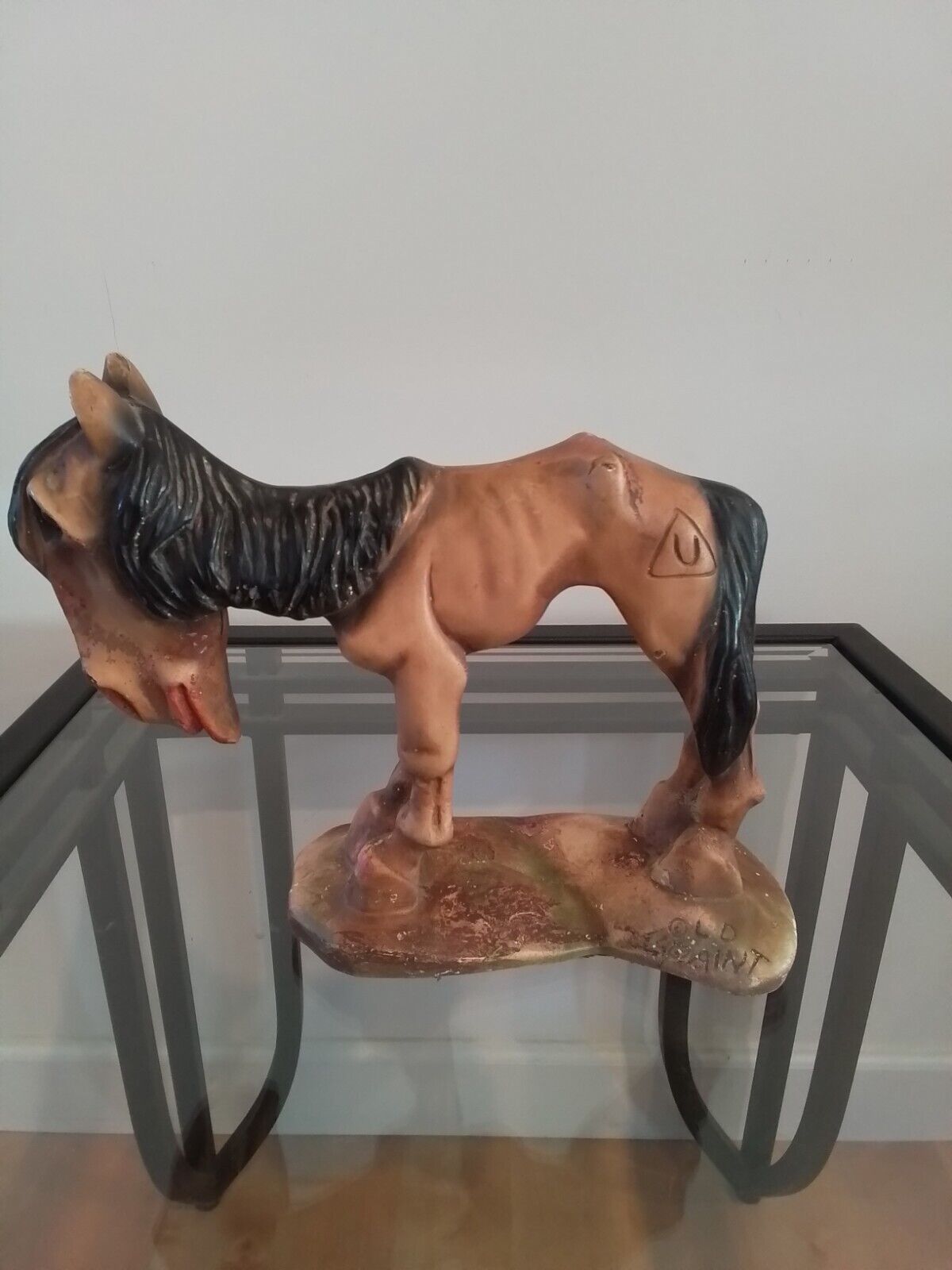 Andy Anderson Vintage Chalkware Horse \