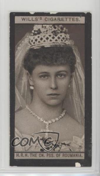 1908 Wills Portraits European Royalty HRH The Crown Princess of Roumania 0kb5