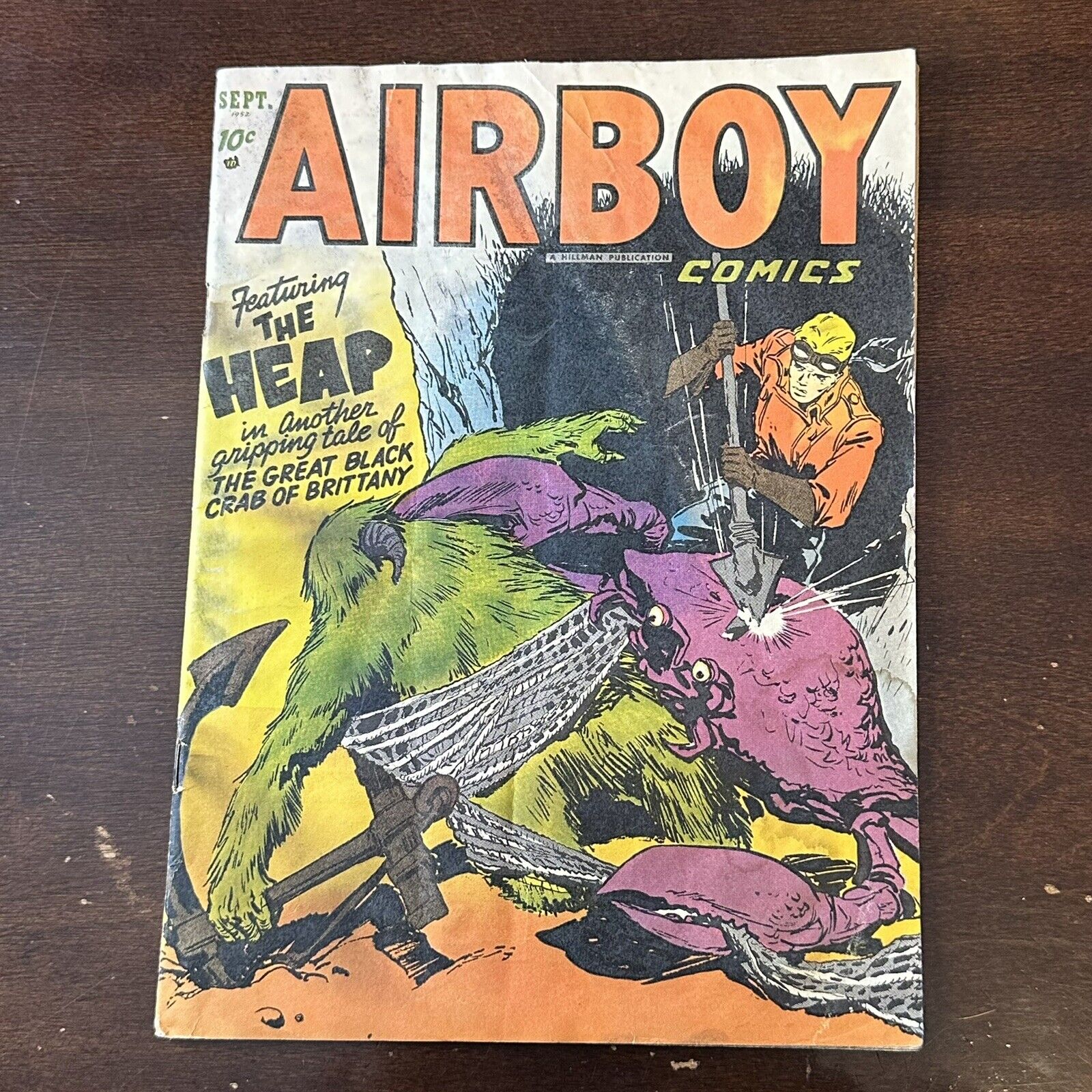 Airboy #8 (Volume 9) (1952) - Heap Cover and Story Golden Age