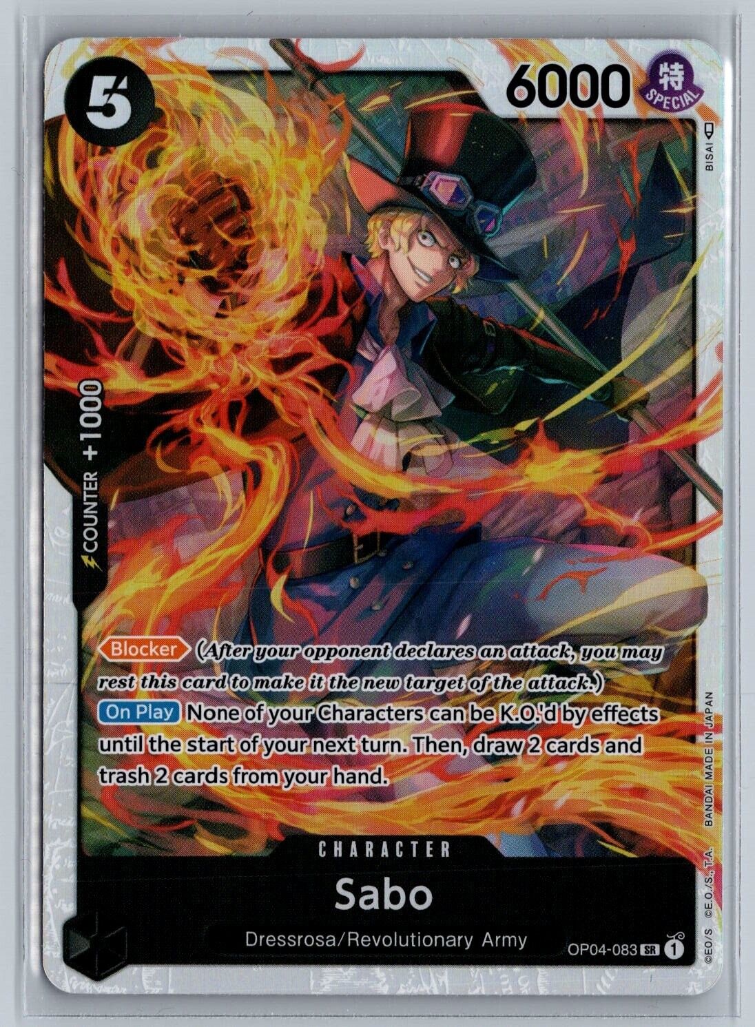 SABO OP04-083 KINGDOMS OF INTRIGUE TCG ONE PIECE- ENGLISH NM