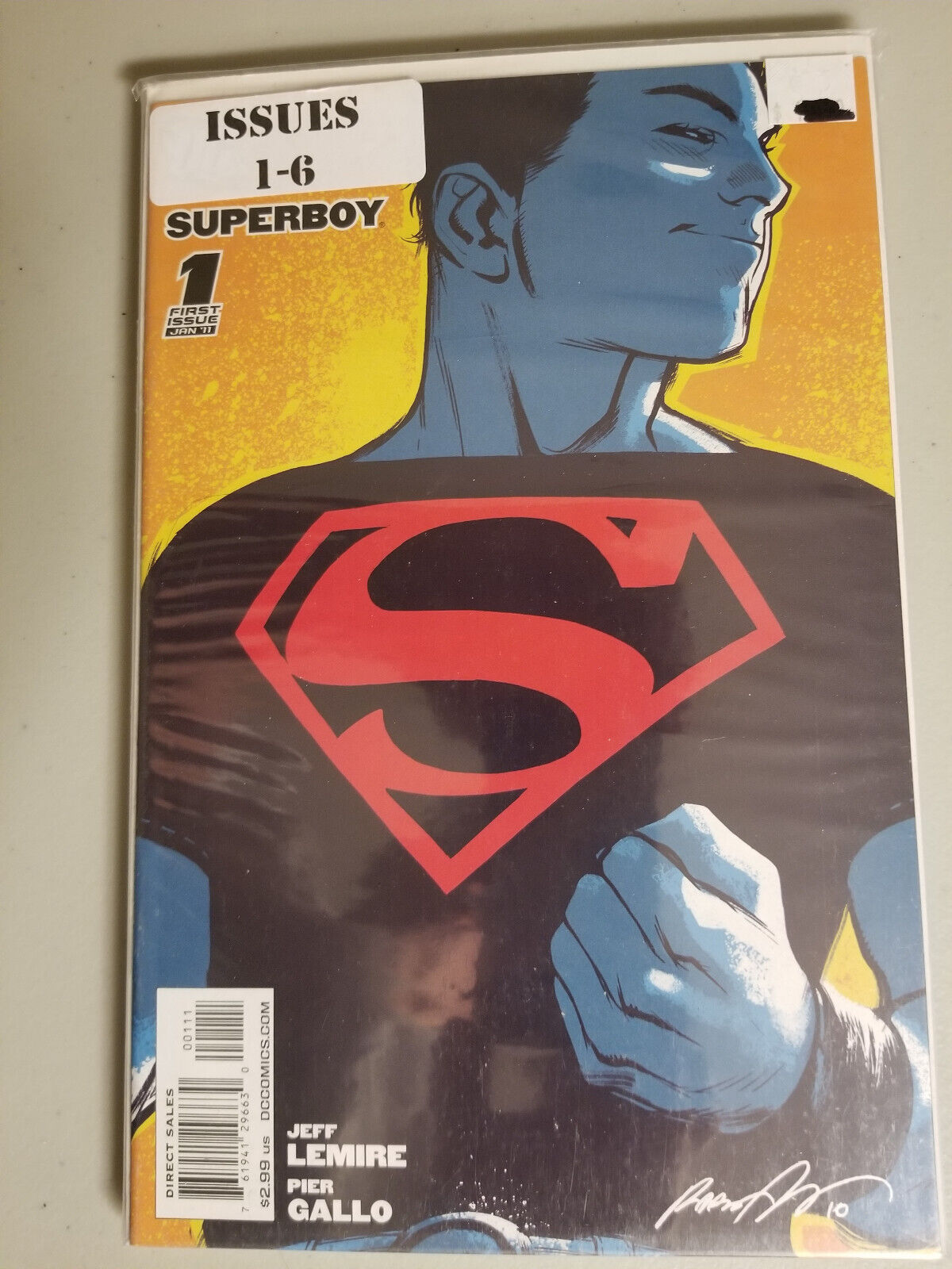 SUPERBOY (2010) 1 2 3 4 5 6 Connor Kent FULL run SET Lemire SUPERMAN DC COMICS