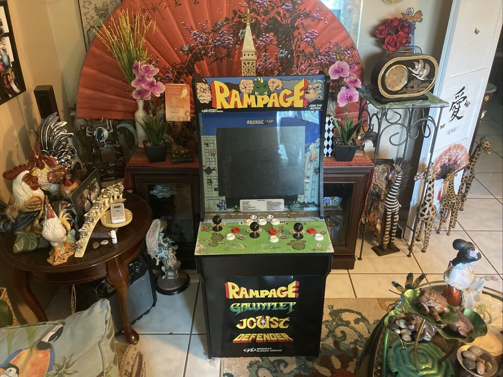 Arcade1up RAMPAGE Arcade Game Machine- 4 Games in 1 - Model 6657