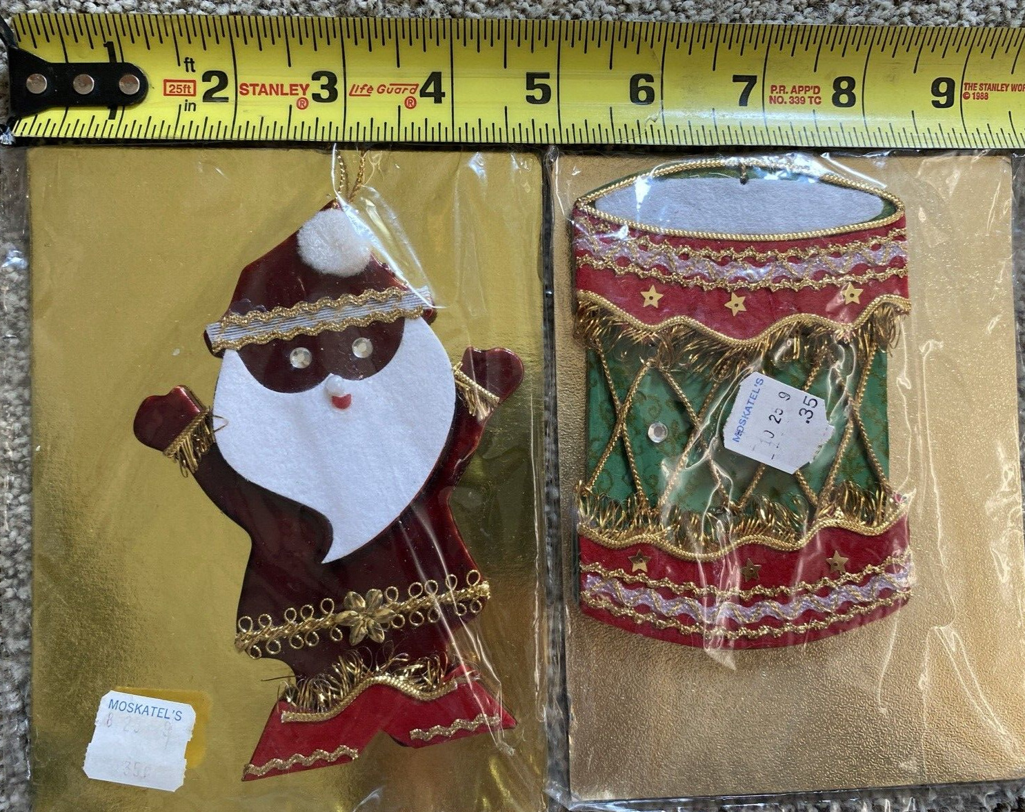Vintage Inarco Japan Christmas Holiday Ornaments