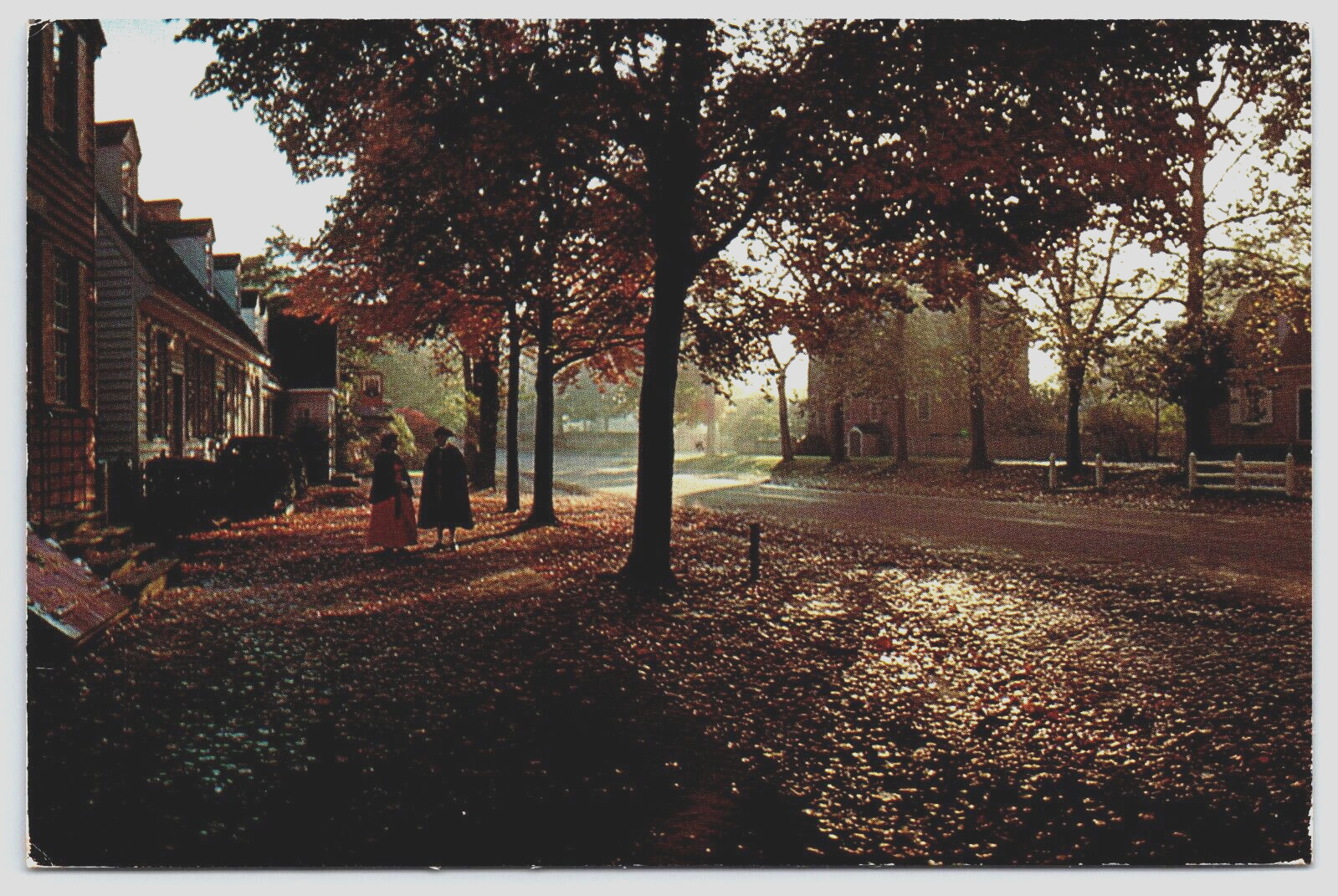 Postcard - Duke of Gloucester Street - Williamsburg, Virginia 1984