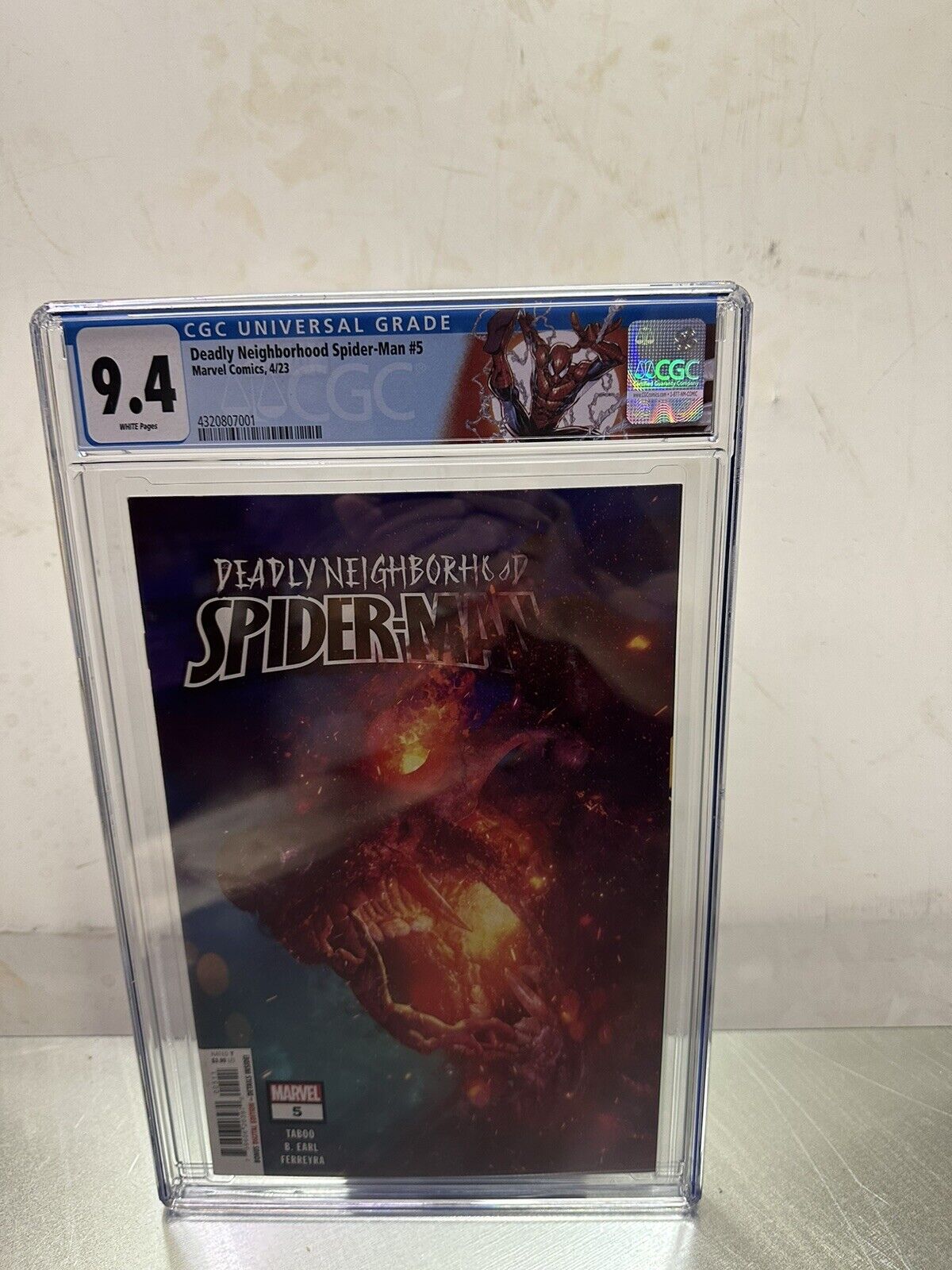 Deadly Neighborhood Spider-Man #1-5 set, 2023; 1st Dream Spider  #5 Cgc Graded