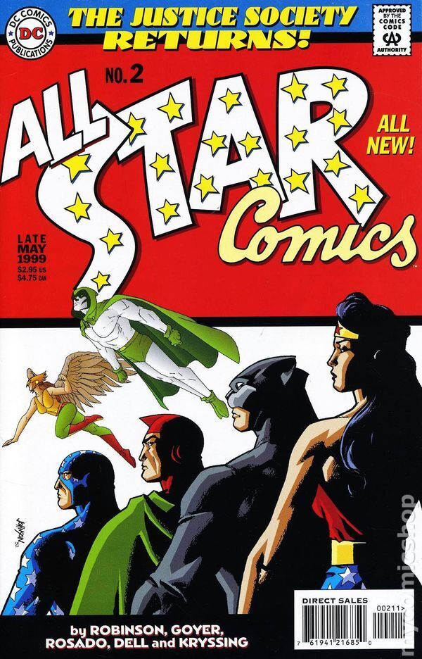 All Star Comics #2 FN+ 6.5 1999 Stock Image